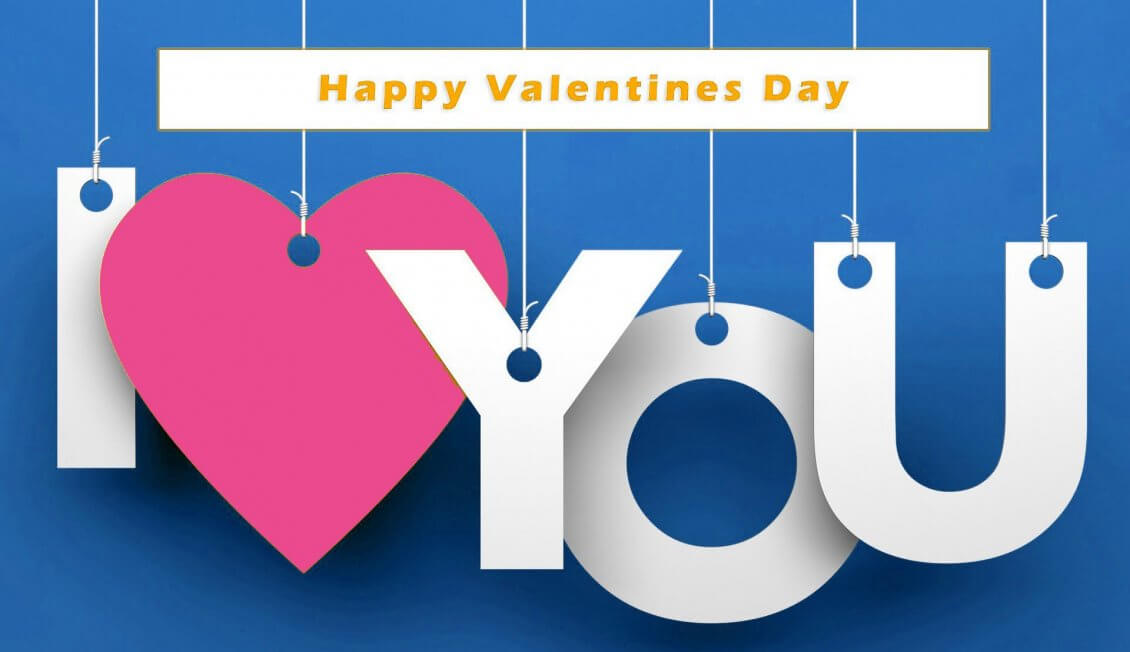 Happy Valentines Day I Love You HD Wallpaper Image