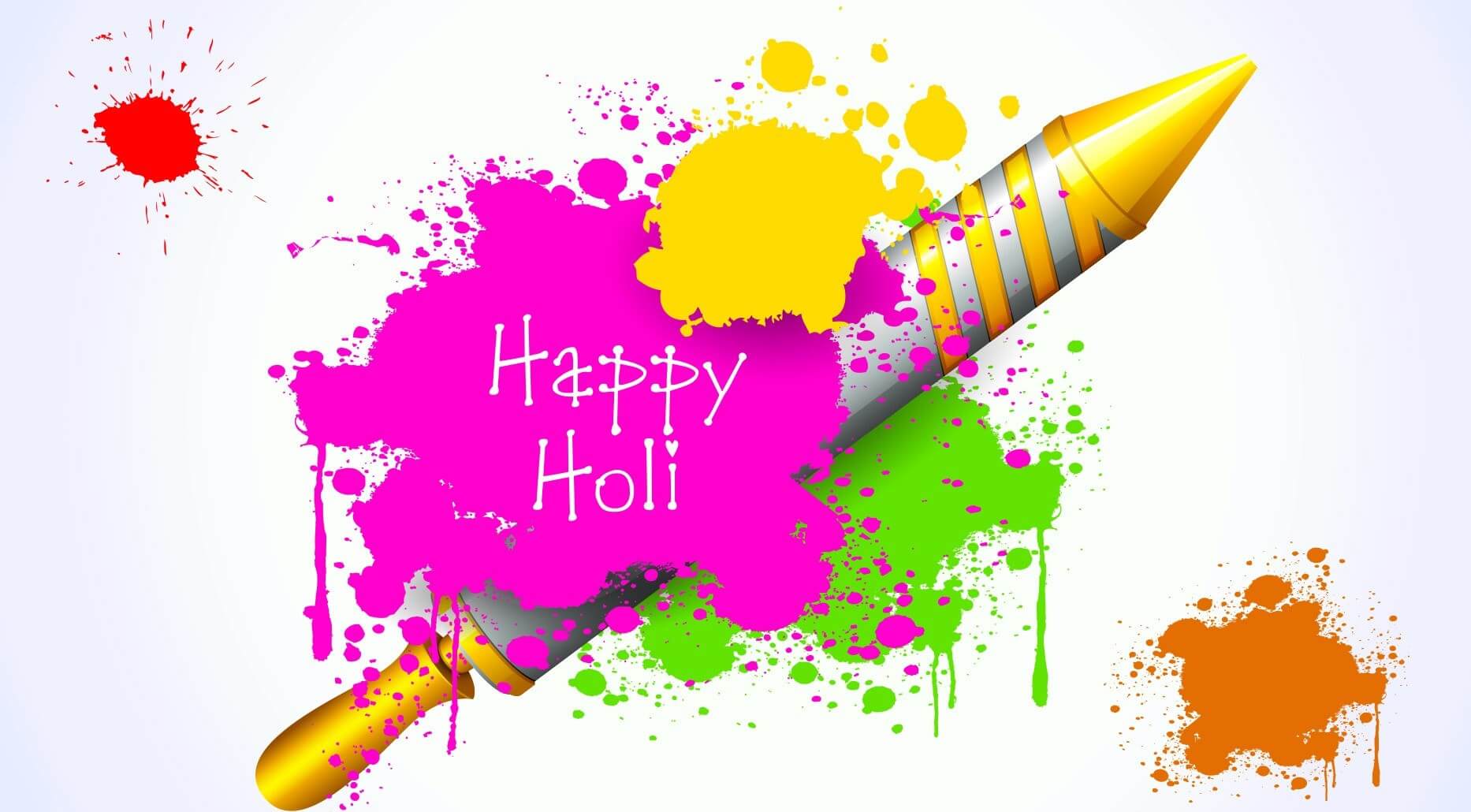 happy holi 2019 colors and pichkari photo image