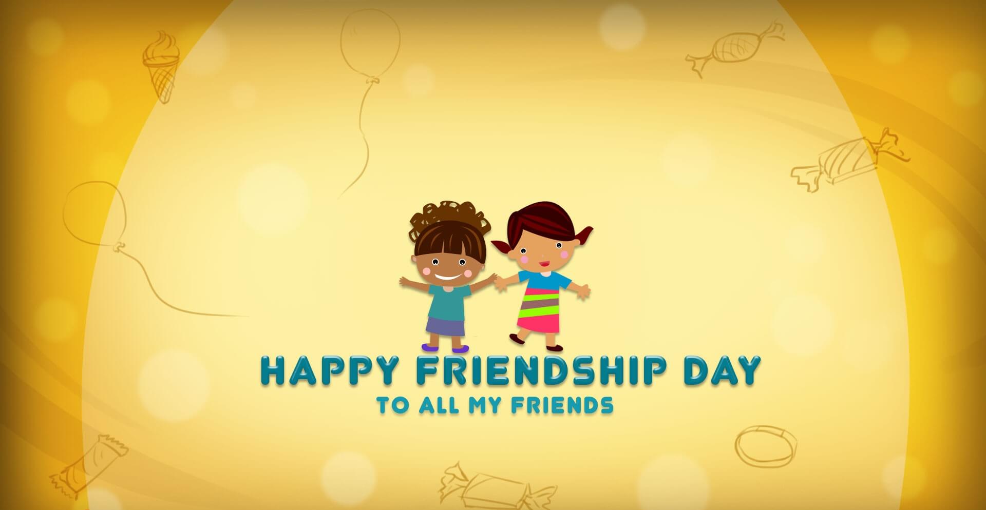 happy friendship day HD wallpaper for friends