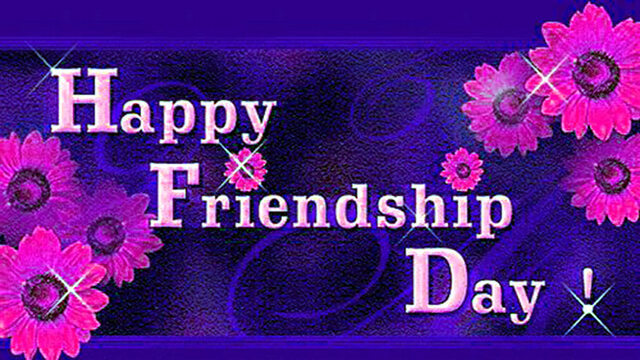 happy friendship day greeting card