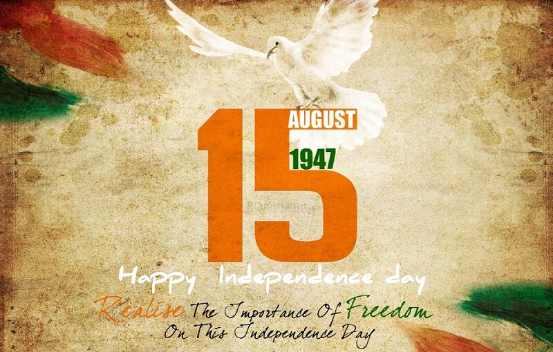 happy independence day 15 august 1947 wallpaper image
