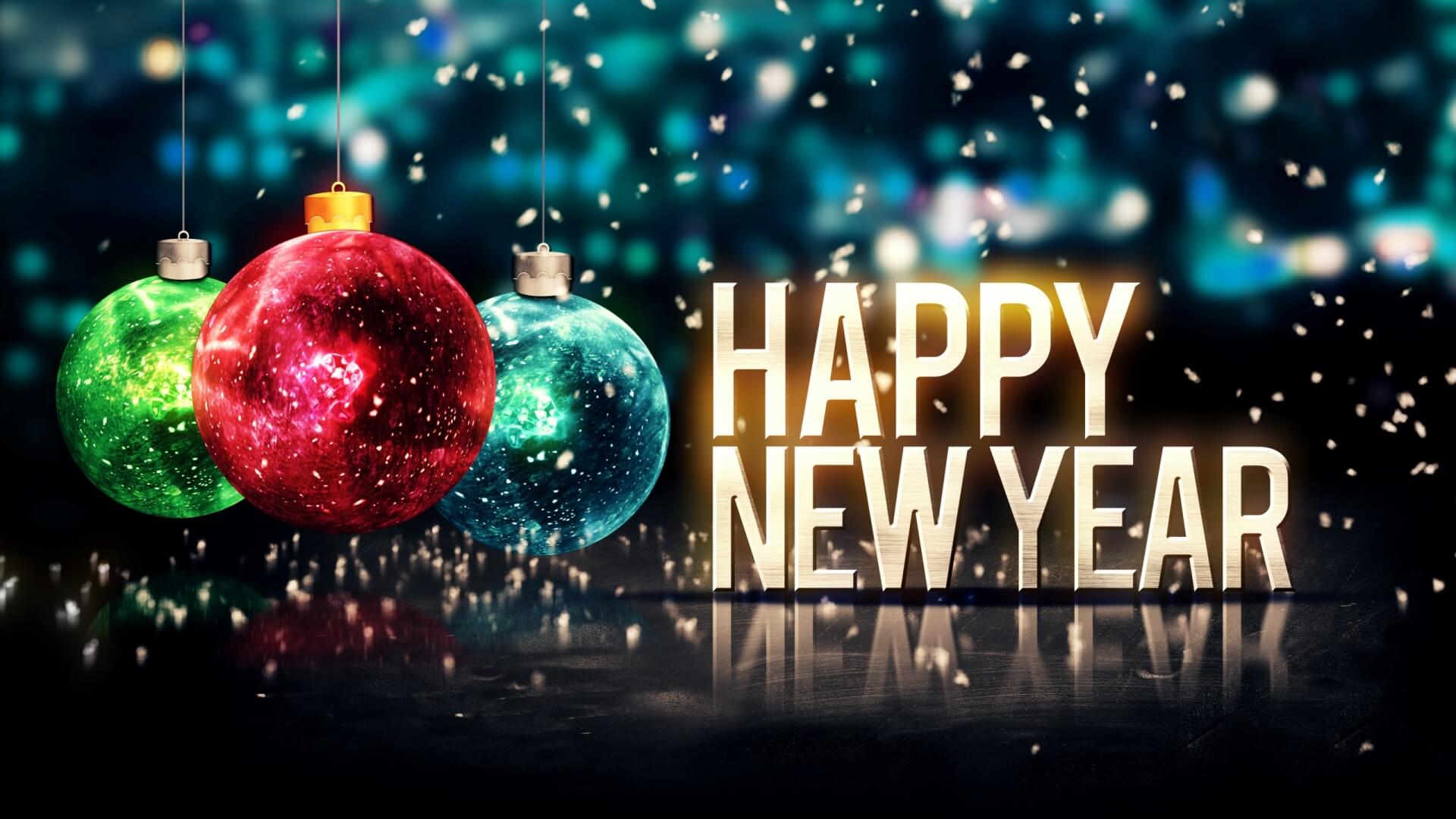 Happy New Year full hd wallpaper, photo, image, picture
