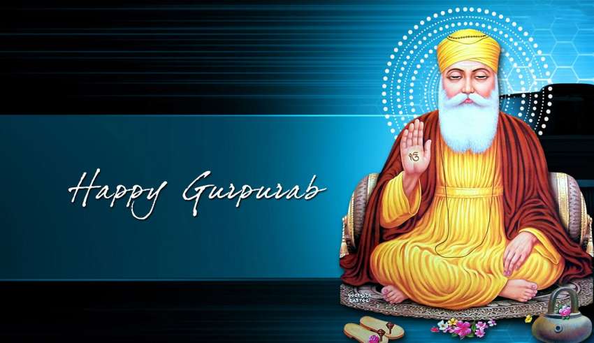Happy Gurpurab Guru Nanak Greeting card