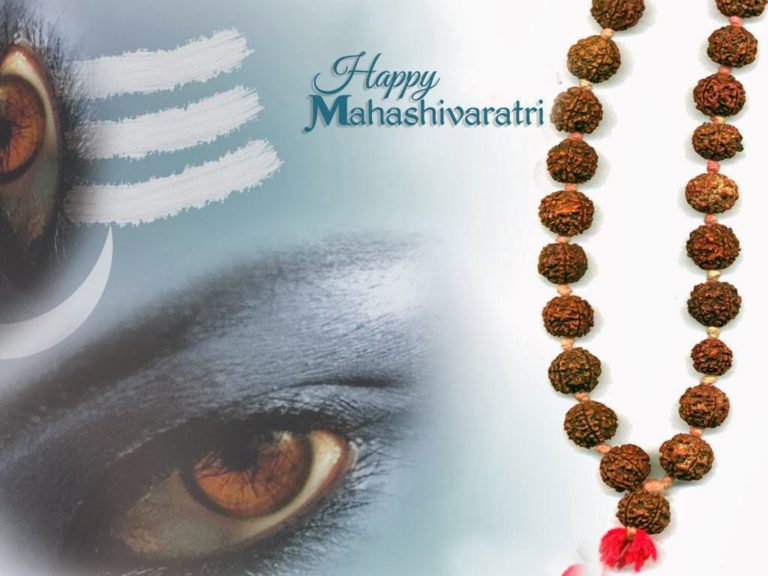 Happy Shivaratri greeting card