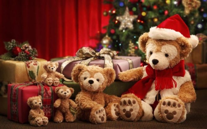 Merry christmas gifts teddy bears