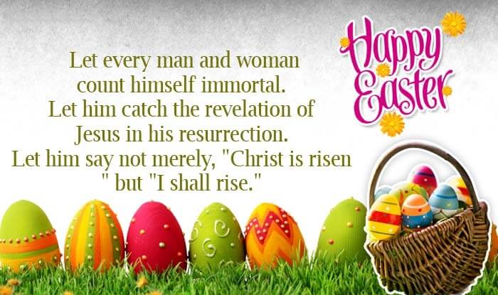 Happy Easter Sunday Wishes Eggs