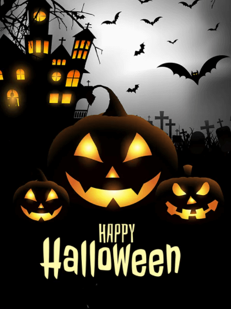 Happy Halloween Wishes Bats