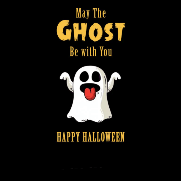 Happy Halloween Wishes Ghost