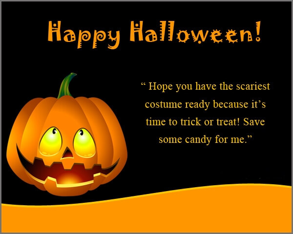 Happy Halloween Wishes Greeting Card