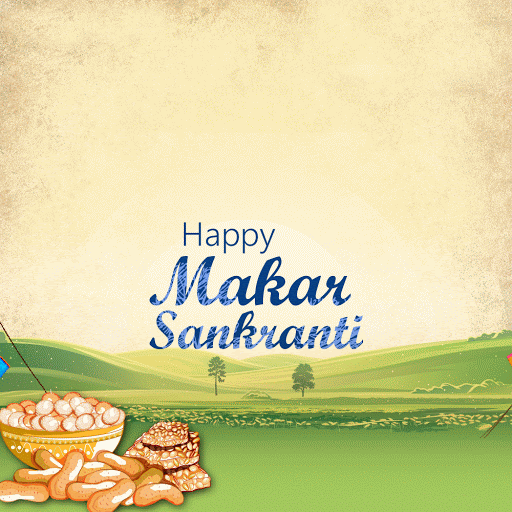 Happy Makar Sankranti Wishes Kite Flying
