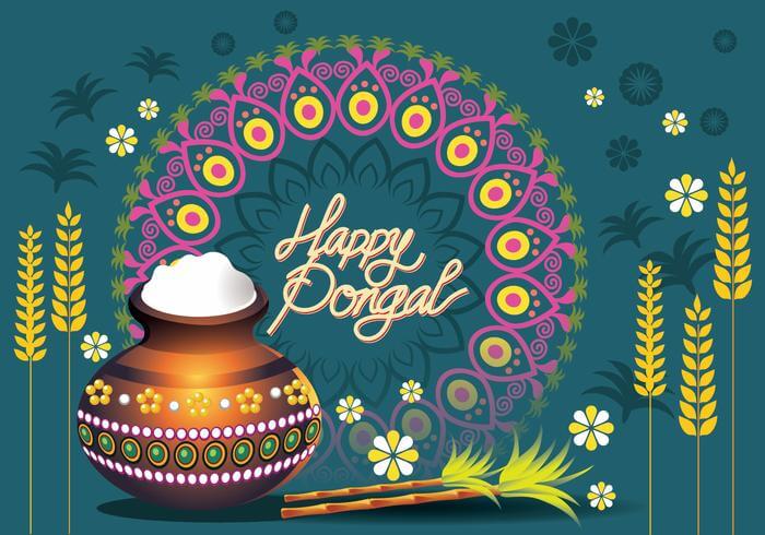 Happy Pongal Wishes Dish