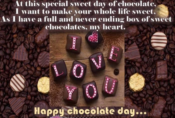 Happy Chocolate Day Love You
