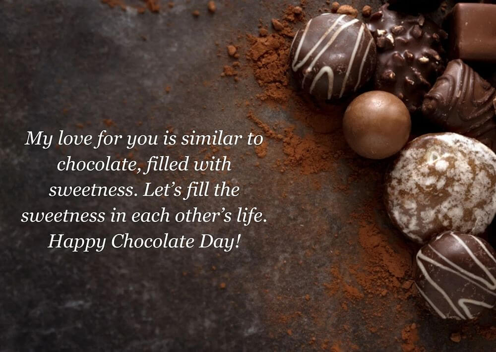 Happy Chocolate Day Message