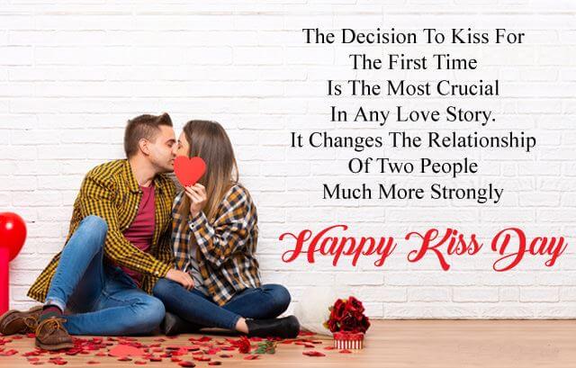 Happy Kiss Day Wishes Greetings