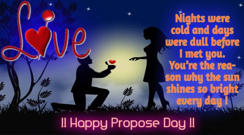 Happy Propose Day Night