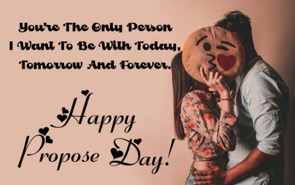 Happy Propose Day Pillow