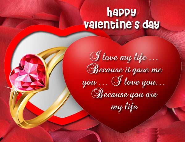 Happy Valentines Day Wishes Couple