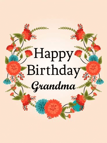 50+ Happy Birthday Wishes for Grandmother – Cake Images, Messages, Quotes, Greeting Cards.