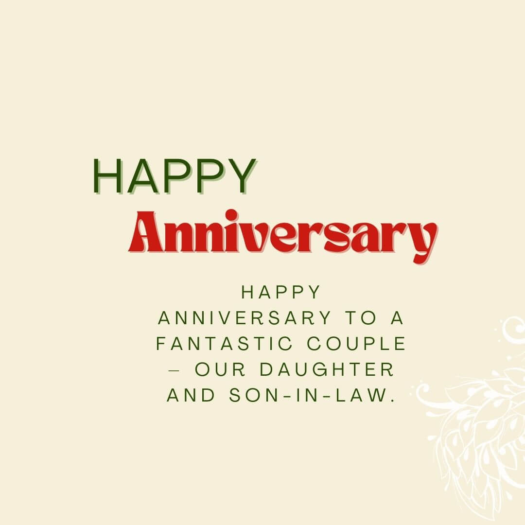 Anniversary Messages And Quotes For Daughter And Son-in-Law