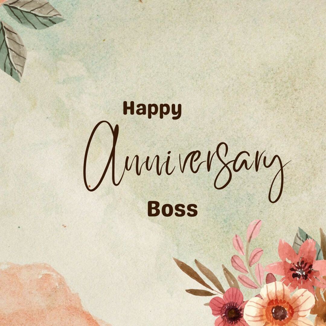 Anniversary Wishes For Boss Images