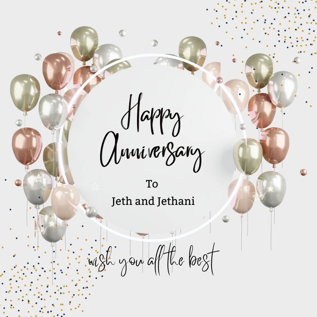 Jeth Jethani Anniversary Wishes