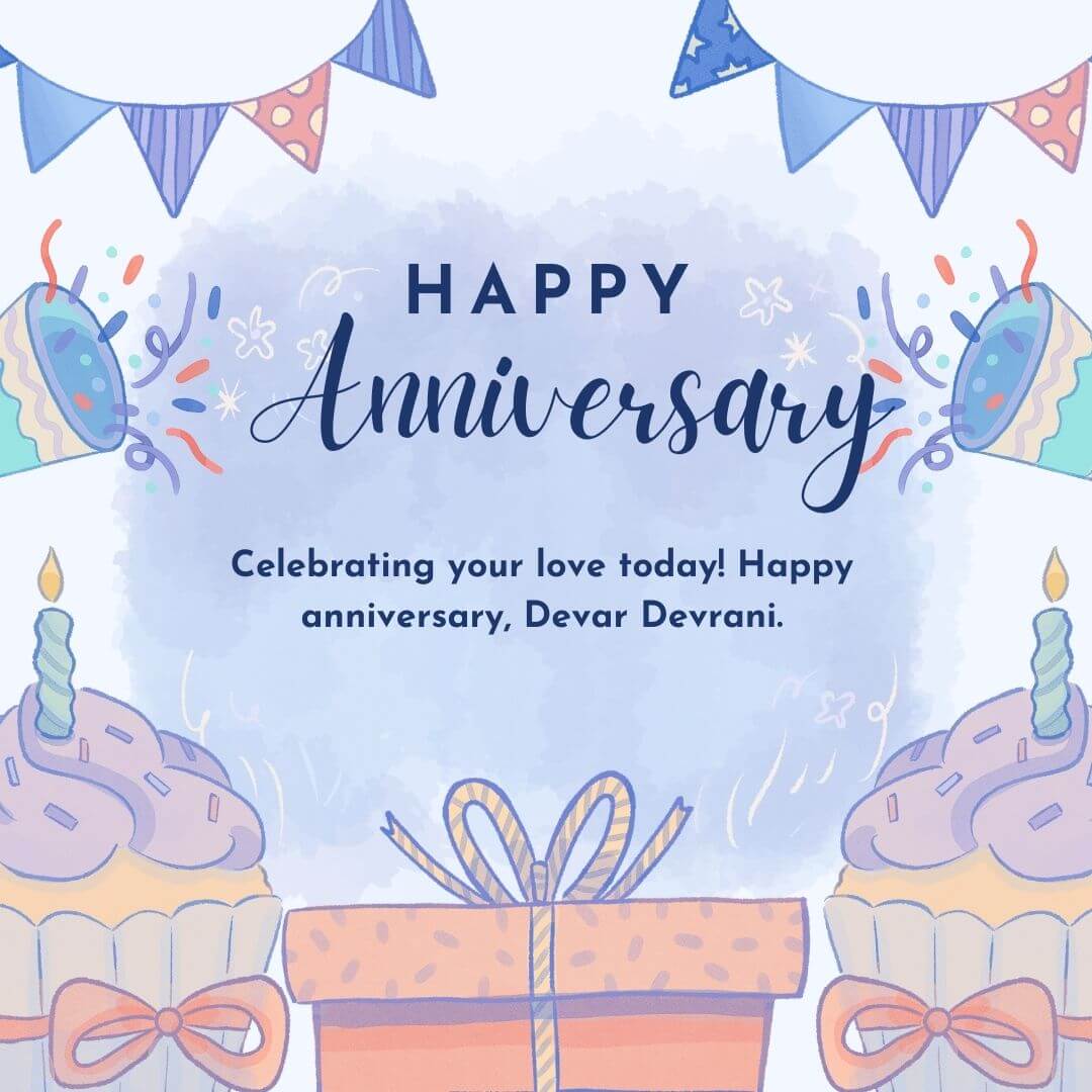 Marriage Anniversary Wishes For Devar Devrani In English
