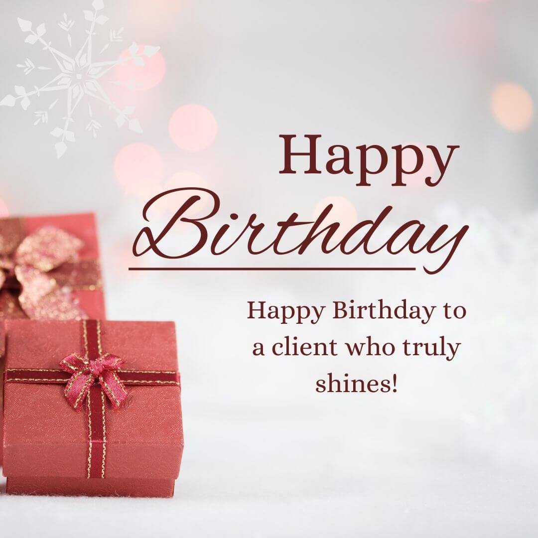 Short Birthday Wishes For Client