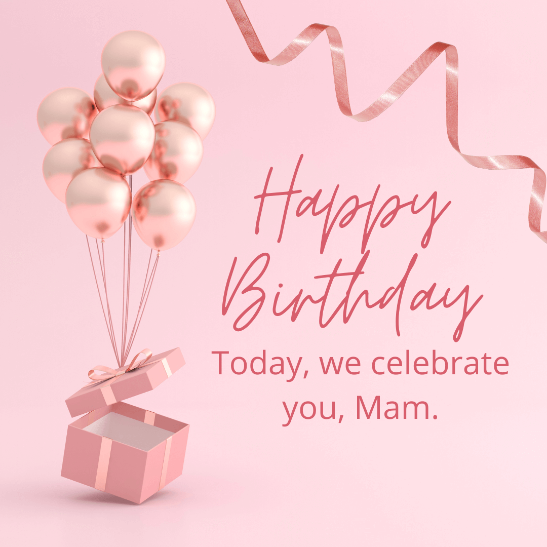 Happy Birthday, Mam Cake